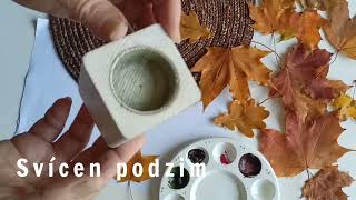 Podzimní světelná dekorace ozivdomov diy tvoření autumn wood [upl. by Duval714]