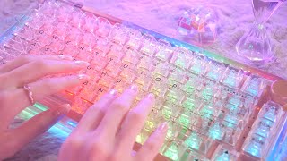 ASMR Close up Relaxing Triggers for Instant Sleep Typing Tapping Scratching etc [upl. by Japeth]