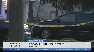 Westland police investigate triple shooting 2 dead 1 injured [upl. by Nyletak]