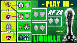 ✅🔥 ASÍ SE JUGARAN LOS PARTIDOS de PLAY IN Liga MX APERTURA 2024 ✅ EQUIPOS CLASIFICADOS a LIGUILLA [upl. by Philis936]