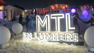 Montréal en lumière 2022 [upl. by Walburga]