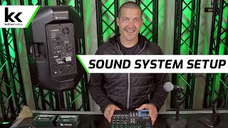 How To Setup A Sound System [upl. by Niwri445]