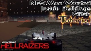 Need For Speed Most Wanted 2012 inside Buildings Glitch Tutorial by World Famous HELLRAIZERS [upl. by Phyllida]