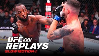 UFC 296 Highlights in Slow Motion [upl. by Queena]