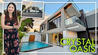 Crystal Oasis and its Modern Design Charm Corner House in BF Homes Paranaque House Tour 202 [upl. by Nnylacissej]