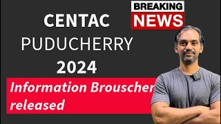 Centac Puducherry 2024 Admission announcement centacpuducherry [upl. by Gnen620]