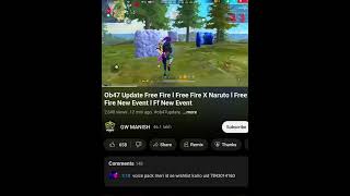 GwManish Bhai ne Bola OB46 me ane wala dangerous Voice pack gwmanish freefiremax subscribe [upl. by Atinid]