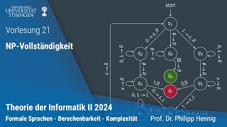 Theorie II  21  NPVollständigkeit [upl. by Africah]