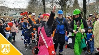 Rosenmontagszug in Lennep 2019 nimmt sich das DOC vor [upl. by Croom]