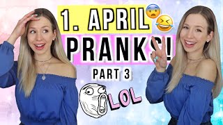 1 April Scherze leicht zum nachmachen 😆 8 Pranks zum 1 April 😅2020  Cali Kessy [upl. by Bertrando192]