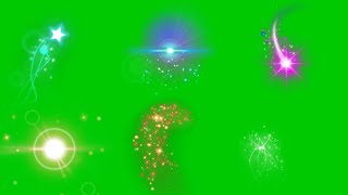 10 awesome shoot stars effects animations green screen HD  Crazy Editor [upl. by Breana]