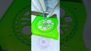 🥰😍😘 How m any rotations did  the pen make in total ⚡ Spirograph Art 🎨 spirograph art 11 [upl. by Janiuszck]