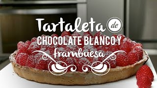 TARTA DE CHOCOLATE BLANCO Y FRAMBUESAS  CHOCOLATE AND RASPBERRIES CAKE  Kiwilimón [upl. by Kovar]