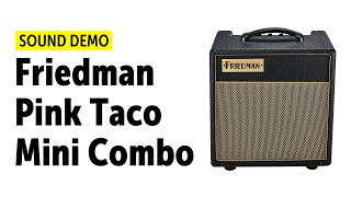 Friedman Pink Taco Mini Combo Sound Demo no talking [upl. by Angelia582]