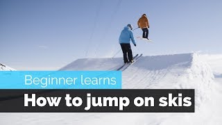 How to Jump on Skis  a Beginner Skiers Progression [upl. by Llenra]