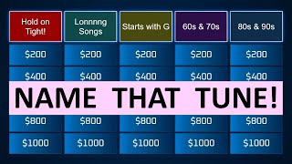 Guess the Song Jeopardy Style  Quiz 38 [upl. by Suiravat]