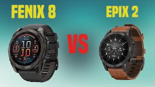 Garmin Fenix 8 vs Garmin Epix 2  Full Specs Compare Smartwatches [upl. by Akeemaj473]