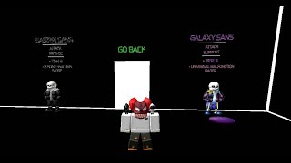 Roblox Undertale Soul Ops 2 Gans And Galaxy Sans Showcase Read Desc For More Info [upl. by Amsden682]