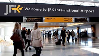 Паспортный контроль в аэропорту JFK 2024  Как добраться из аэропорта Кеннеди до Манхэттена НА МЕТРО [upl. by Jerz]