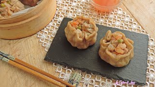 Ravioli Cinesi di GAMBERI al Vapore  Shao Mai  Xiao Mai  La Cucina di Lena [upl. by Ailbert]