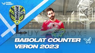 Review Babolat Counter Veron 2023  By Padel Market [upl. by Atiniv]