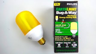 Philips EarthLight 17watt BugAWay CFL Light Bulb [upl. by Ert]