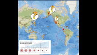 80 Earthquake coming soon A look at Intervals of large quakes Saturday 1192024 [upl. by Julee]