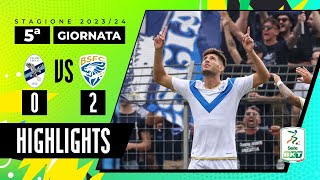 Lecco vs Brescia 02  Il Lecco spreca il Brescia è cinico  HIGHLIGHTS SERIE BKT 2023  2024 [upl. by Sokcin231]