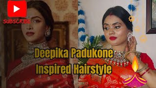 quotDeepika PadukoneInspired Sabyasachi Hairstyle for Diwali 2024  Perfect Wedding Night Look 💫✨quot [upl. by Karen]