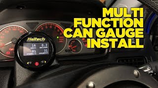 Multifunction OLED Gauge Install on the Evo [upl. by Akcirret]