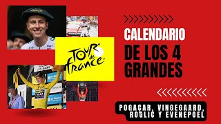 🗓️ El calendario de los 4 grandes del ciclismo para 2024 🚴🏼 [upl. by Territus]