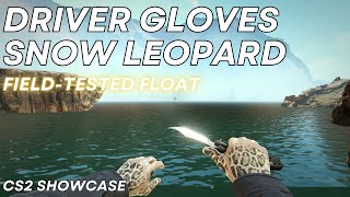 Driver Gloves Snow Leopard FieldTested  CS2 Skin Showcase 1214 [upl. by Atiekal]