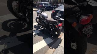 Triumph Bonneville T120 black Brooklyn NY [upl. by Nisse]