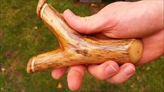 New quotnaturalquot Slingshot  Rotten Wood stabilized with resin [upl. by Rosol]