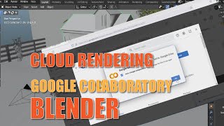 Cloud rendering for Blender with GOOGLE COLABORATORY [upl. by Assenna660]