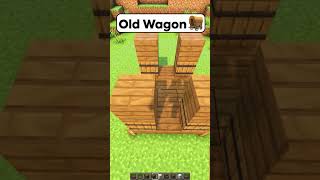 Minecraft Old Wagon Worlds Smallest Violin shorts minecraft [upl. by Kalindi]