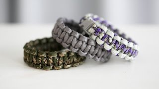 DIY Basic Paracord Bracelet  Makraméarmband [upl. by Korwun]