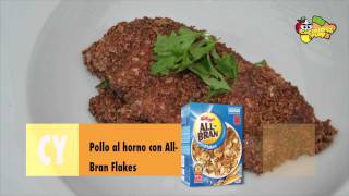 Receta 51 Pollo al horno con AllBran Flakes [upl. by Prendergast]