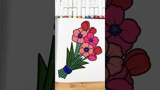 Plants and Flowers Coloring Book Noah Goleman  find it on Amazon flowers coloring satisfying [upl. by Enamart]