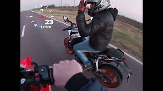 Tornado 293 vs ktm duke 390 [upl. by Silevi]