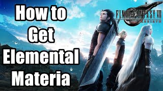 How to get Elemental Materia Final Fantasy VII Rebirth [upl. by Oikim]