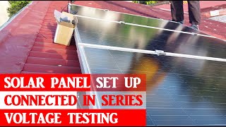 SOLAR PANEL SET UP PANIMULA [upl. by Lennej523]