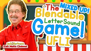 All Mixed Up The Blendable Letter Sound Game  UFLI Version  Jack Hartmann [upl. by Yrro222]