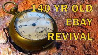 eBay Revival 1800s Antique Pocket Watch Restoration [upl. by Schafer192]