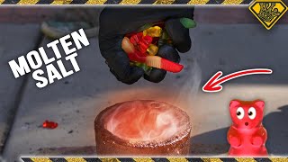 Melting Gummy Bears in Molten Salt TKORs Guide On How To Melt Gummy Bears With Molten Salt [upl. by Auoz]