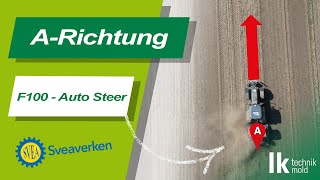 Sveaverken F100 Auto Steer  A  Richtung [upl. by Welby]