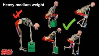 How To Lift Heavy Weight Safely [upl. by Tamarra]