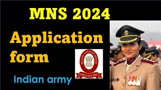 Mns 2024 application form date  mns latest update 2024  mns 2024 cbt exam datemns2024mnsmnsssc [upl. by Gan]