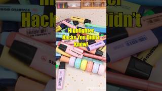 Highlighter Hacks You Didn’t Know shorts [upl. by Alrich978]