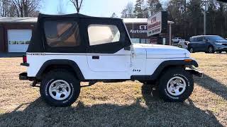 1989 Jeep Wrangler S Walk Around [upl. by Veejar]